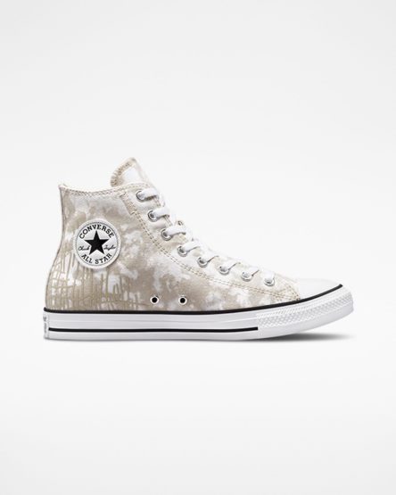 Zapatillas Altas Converse Chuck Taylor All Star Dip Dye Hombre Gris Blancas Negras | PE 274PLE